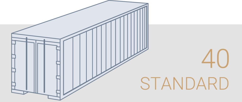 کانتینر 40 فوت استاندارد